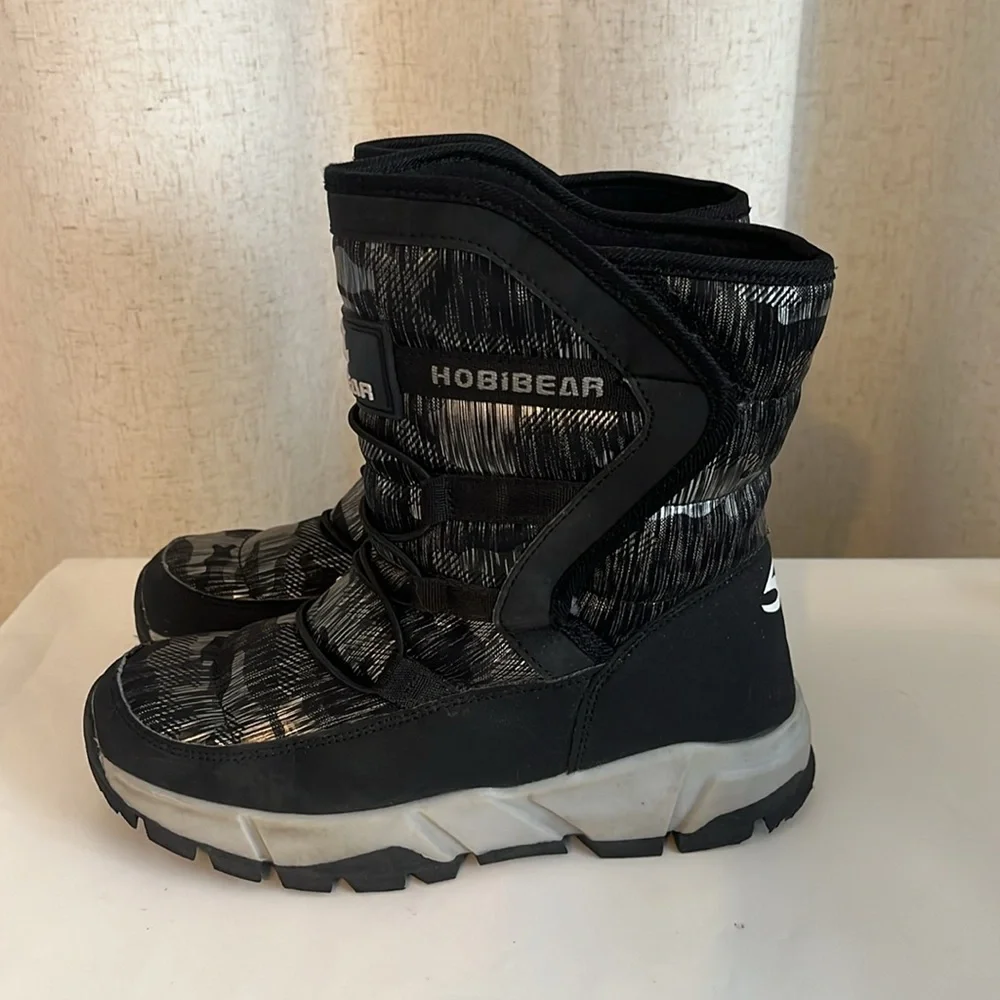 Hobibear Kids Snow Boots AW3771 Black Eu 33 Little Kids size 2